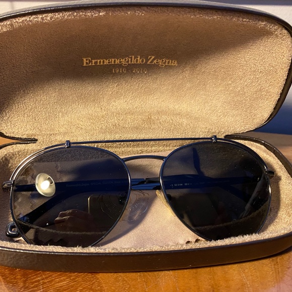 Ermenegildo Zegna Special Edition Men Aviator Sunglass - Picture 1 of 9